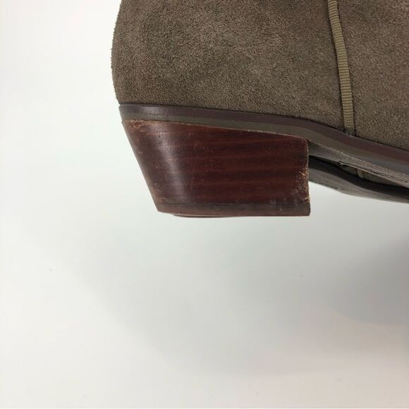 CROWN VINTAGE Tabitha Bootie Suede Leather Ankle‎ Zip Gray 9 - Picture 13 of 15